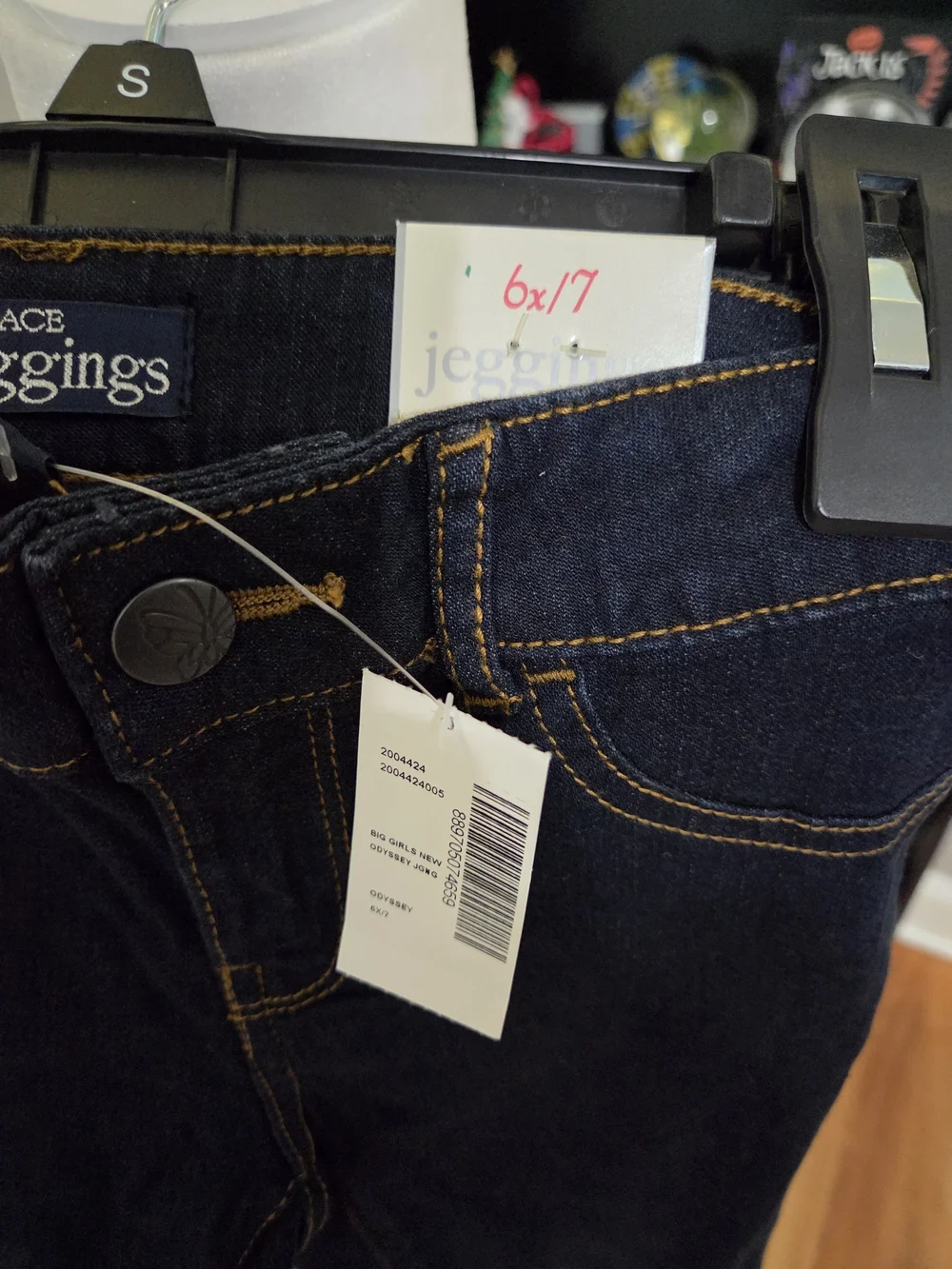 The Children's Place Girls' Dark Wash Pull-On Jeggings